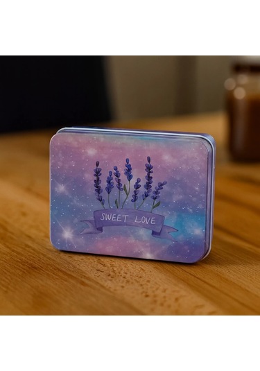 Dikdörtgen Kutu Hediye Kutusu Sevgililer Günü Hediye Kutusu Sweet Love Lila