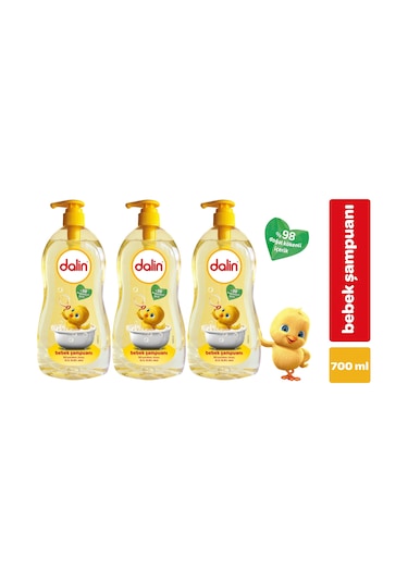 Dalin Bebek Şampuanı Klasik 700ML Pompalı (3 Lü Set)