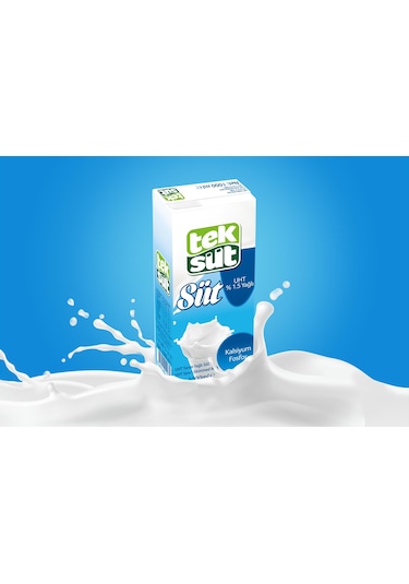 Teksüt Yarım Yağlı Süt 1 Lt X 6 Adet