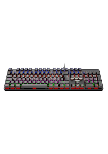 Everest KB-MK1 Lumos Siyah Usb Rainbow Aydınlatmalı Blue Switch