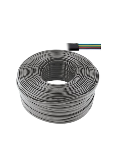 HqSpeed 6'lı Hat Köken Flat Kablo (100 MT)