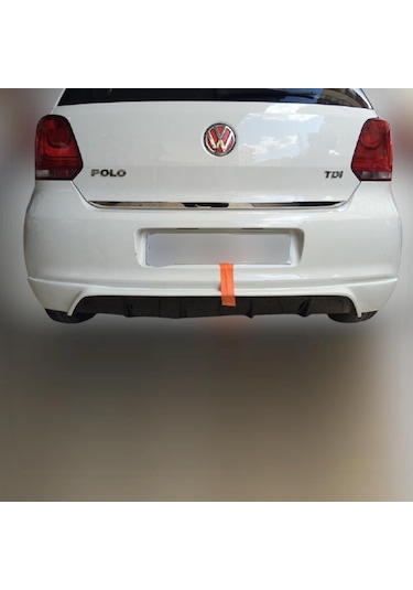 Volkswagen Polo Difüzörlü Arka Tampon Eki 2009-2014 Model Arası