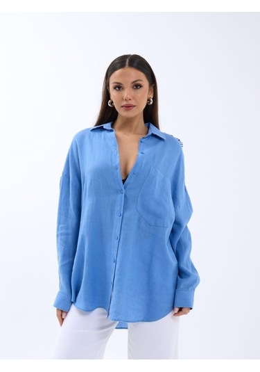 The İstanbul 7399 Gömlek-mavi Mavi