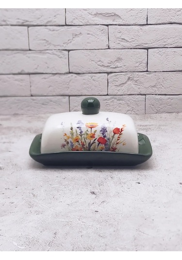 Rosenberg Krem Peynir İçin Kapaklı Seramik Tereyağı Kabı 205333254 Sütlü