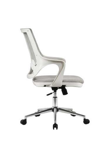 Mix White Çalışma Sandalyesi Ofis Koltuğu Gri