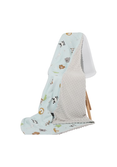 Vkemall "yumuşak Pamuklu Noktalı Bebek Battaniyesi - Nefes Alabilir, Mevsim Geçişlerine Uygun, Taşınabilir" DiğER