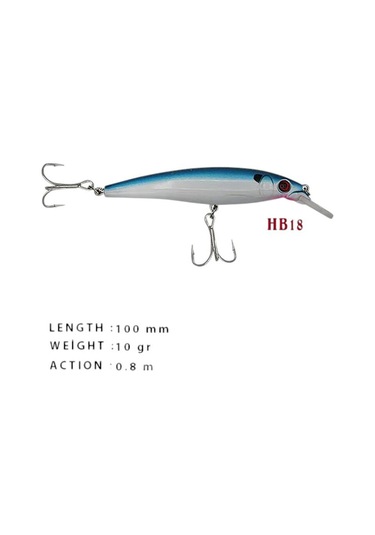 Portfish Ycs004 Cl:hb18 100m 10gr 0.8m Sahte Balık Standart