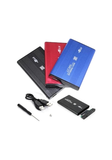 Maxgo 2.5 HDD Kutusu Harddisk Kutusu Usb 2.0 Sata Harici SSD