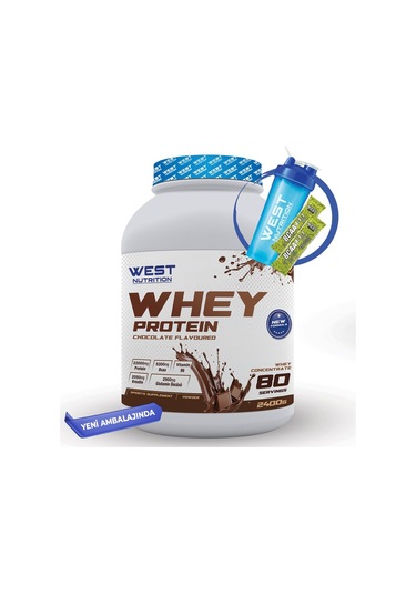 West Nutrition Whey Protein Tozu 2400 gram - 80 Servis + Hediye