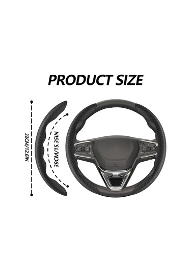 Reedark Karbondioksitli Sürgü Körüğü Kılıfı, Kaymazsız Bölümlü Tasarım, Evrensel Uyumlu, 2 Adet, Araç İç Donanımı Erişkinleri İçin Siyah