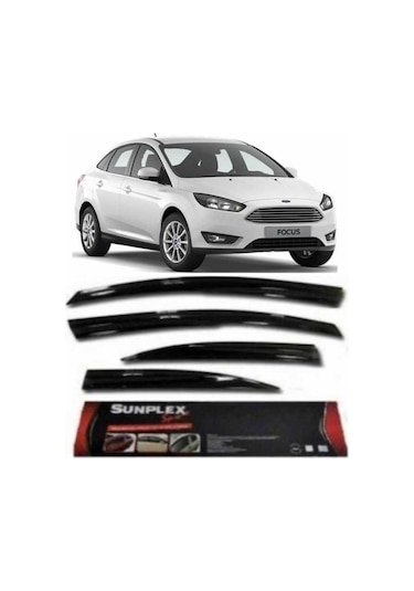 Ford Focus 3-3.5 Kasa Cam Rüzgarlığı 4 Parça Sunplex