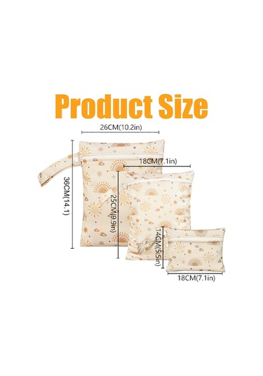 Bebek Nem Geçirmez Çanta, Plaj Çantası 3 Parçalı Set, Su Geçirmez Seyahat Saklama Çantası, Kamp, Yüzme Havuzu Ve Seyahat Bezleri İçin Uygundur Diğer