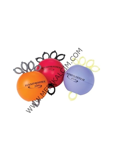 Medikaltec Handmaster Plus Egzersiz Topu El Rehabilitasyon Topu Kırmızı Orta