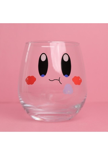 Kawaii Karakter Sevimli Surat Cam Bardak Kupa-1929