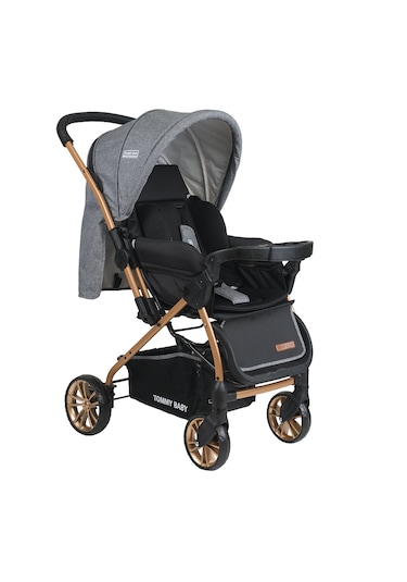 Tommybaby TB-980 Gold Çift Yön Lüx Bebek Arabası Puset
