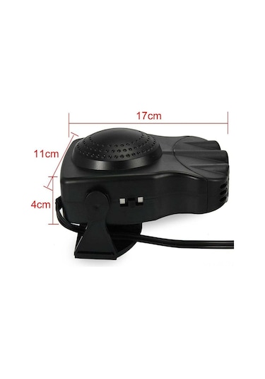 Lemestar Elkuaıe Araç İçi Hızlı Isıtıcı & Fan - 360 Dönebilir, Anında Sıcak/soğuk Hava