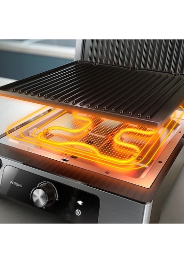 Philips 5000 Serisi HD6301/90 2200 W Izgara ve Tost Makinesi