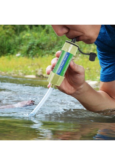 Suntek Su Filtreleme Taşınabilir Mini Kamp Aletleri Yeşil