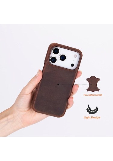 İphone 17 Pro Snap Deri Kılıf