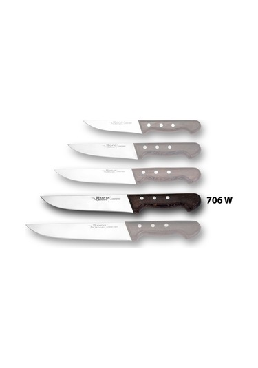 Bora 706 W Mutfak ve Kurban Wenge Saplı Klasik Bıçak Kahverengi