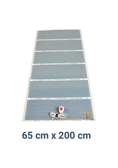 Elektrikli Yerden Isıtma Termostatlı Karbon Film 65 200cm