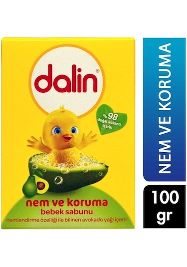Dalin Avokadolu Nem ve Koruma Bebek Sabunu 100 G