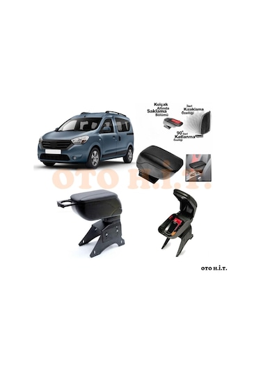 Dacia Dokker Uyumlu Kol Dayama Ve Kolçak Sürgülü
