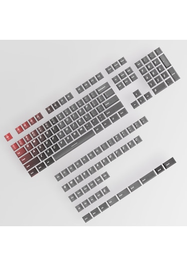 Mekanik Klavye Keycaps Rgb Şeffaf Gaming Pbt Tuş Takımı Black
