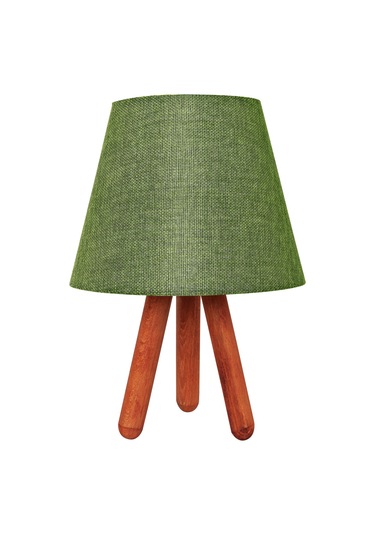 Tripod Abajur Masa Lambası Yeşil
