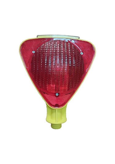 Lorex Lr-spl01r Solar Enerjili Üçgen Flaşörlü Kırmızı Lamba