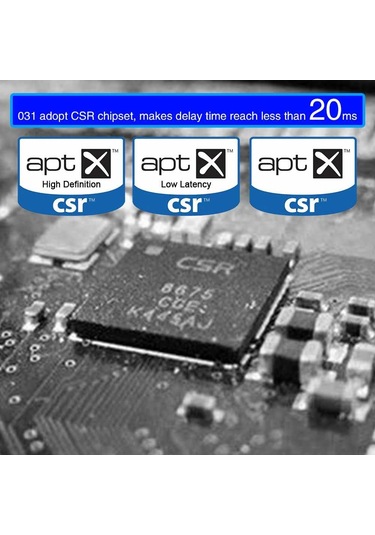 Bt5.0 Rx-tx Kablosuz Ses Adaptörü Aptx Csr Ll Çift Kulaklık Bağlantı