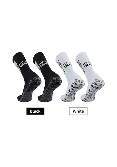 Vkemall 5 Çift Futbol Çorabı - Yüksek Elastik, Kaymazsız Tutuş, Nem Emici Ve Konforlu Beyaz Beyaz