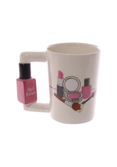 Oje Saplı Bardak-1 X Yaratıcı Seramik Kupa-gösterildiği Gibi