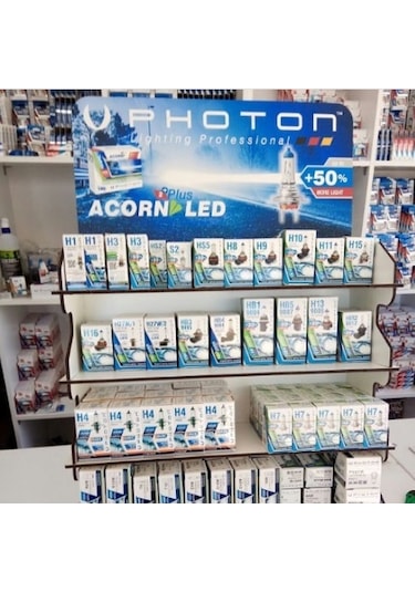 Photon H1 Halojen Far Ampülü Daha Fazla Işık Uzun Ömürlü