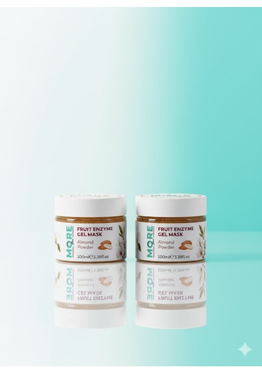 Moresun Badem Özlü Doğal Peeling - Fruit Enzyme Gel Mask 2'li