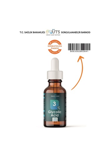 Doğal Eczane %3 Glikolik Asit Peeling Serum 30 ML