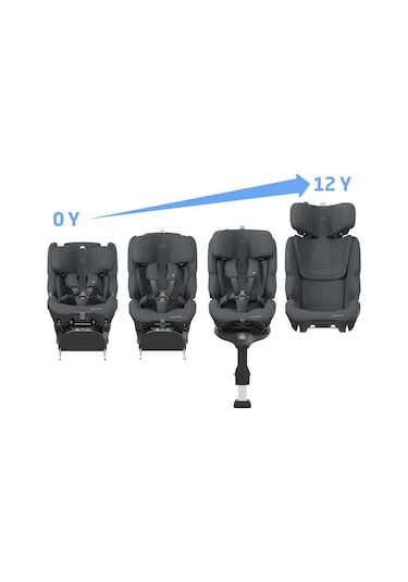 Maxi-Cosi Pearl Xl Slide Pro 5-36 kg Bebek Oto Koltuğu Authentic Graphite