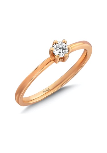 0.13 Karat Pırlanta Tektaş Yüzük