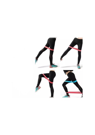 Clifton 5'li Pilates Direnç Lastiği Aerobik Yoga Egzersiz Band