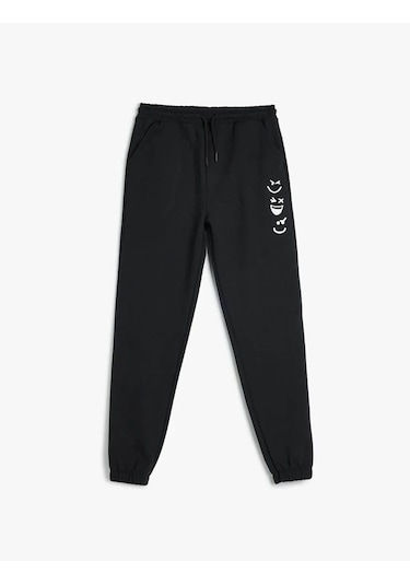 Koton Erkek Çocuk Eşofman Altı Siyah 5wkb40034tk 25ky59000189 Y5901 Siyah