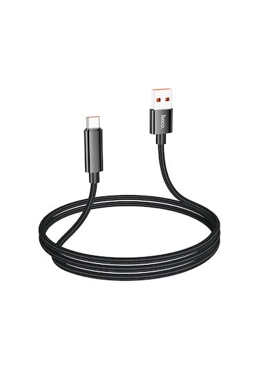 Hoco. U125 1.2m Benefit Usb To Type-c Şarj Data Kablosu - Siyah