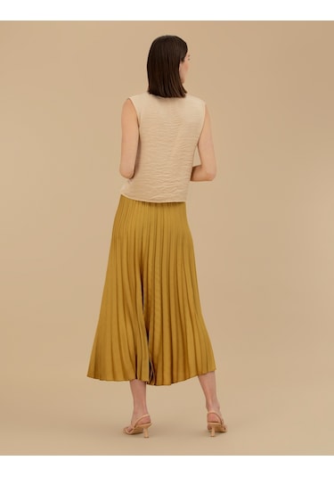 Pierre Cardin Kadın Etek Dokuma 50268502-vr235 Yeşil