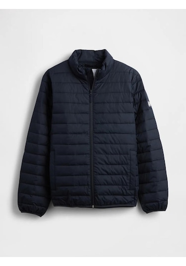 Gap 790583001 V-frch Logo Ltwt Puffer Jkt Erkek Mont Lacivert