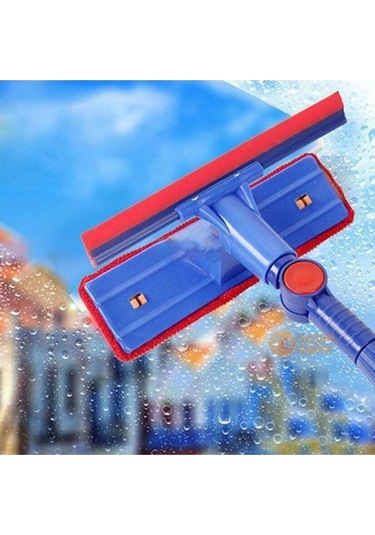Sprey Mop 4 Yedekli Ve Teleskopik Mikrofiber Cam Sılme Aparatı