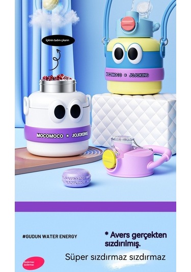 Termos Bardak 316 Paslanmaz Çelik Çocuk Büyük Göbek Su Isıtıcısı-beyaz 1 Wp 1