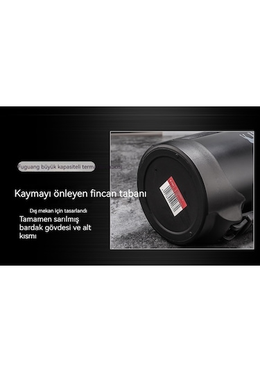 Büyük Kapasite Çıkışındaki Yolculuklardaki Saldırı Bardağı - Siyah