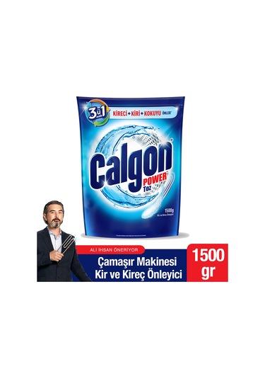 Calgon Çamaşır Makinesi Kireç Önleyici Toz Deterjan 1500 G