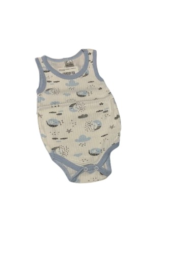 Bebek Penye Askılı Zıbın Mavi