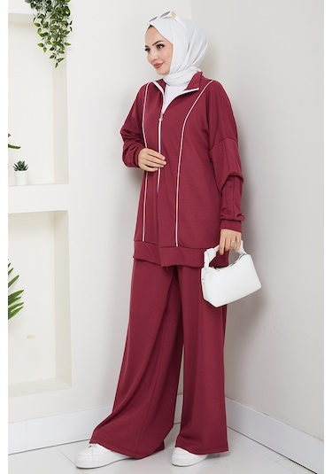 Biyeli Oysho İkili Takım 1608 - Mürdüm Mürdüm