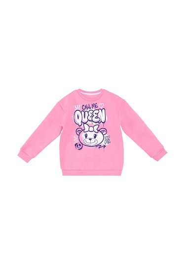Denokids Queen Bear Kız Çocuk Eşofman Takım Çok Renkli